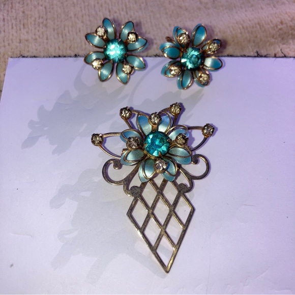 True Vintage Earrings Set 50’s - Picture 3 of 10